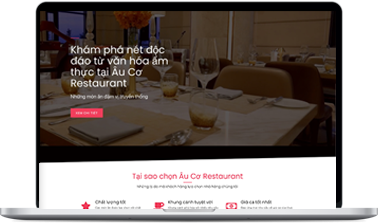 website giới thiệu nhà hàng